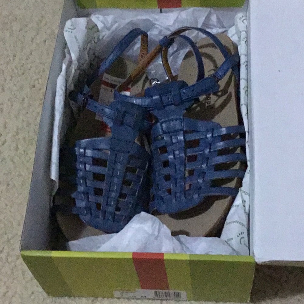 Blue open flats